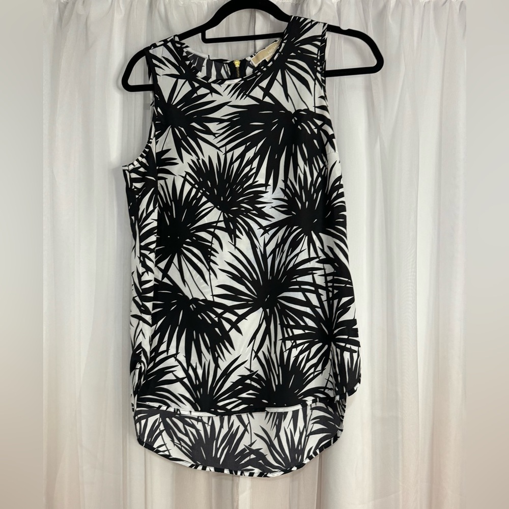 Michael MK top with zipper back Sz S
